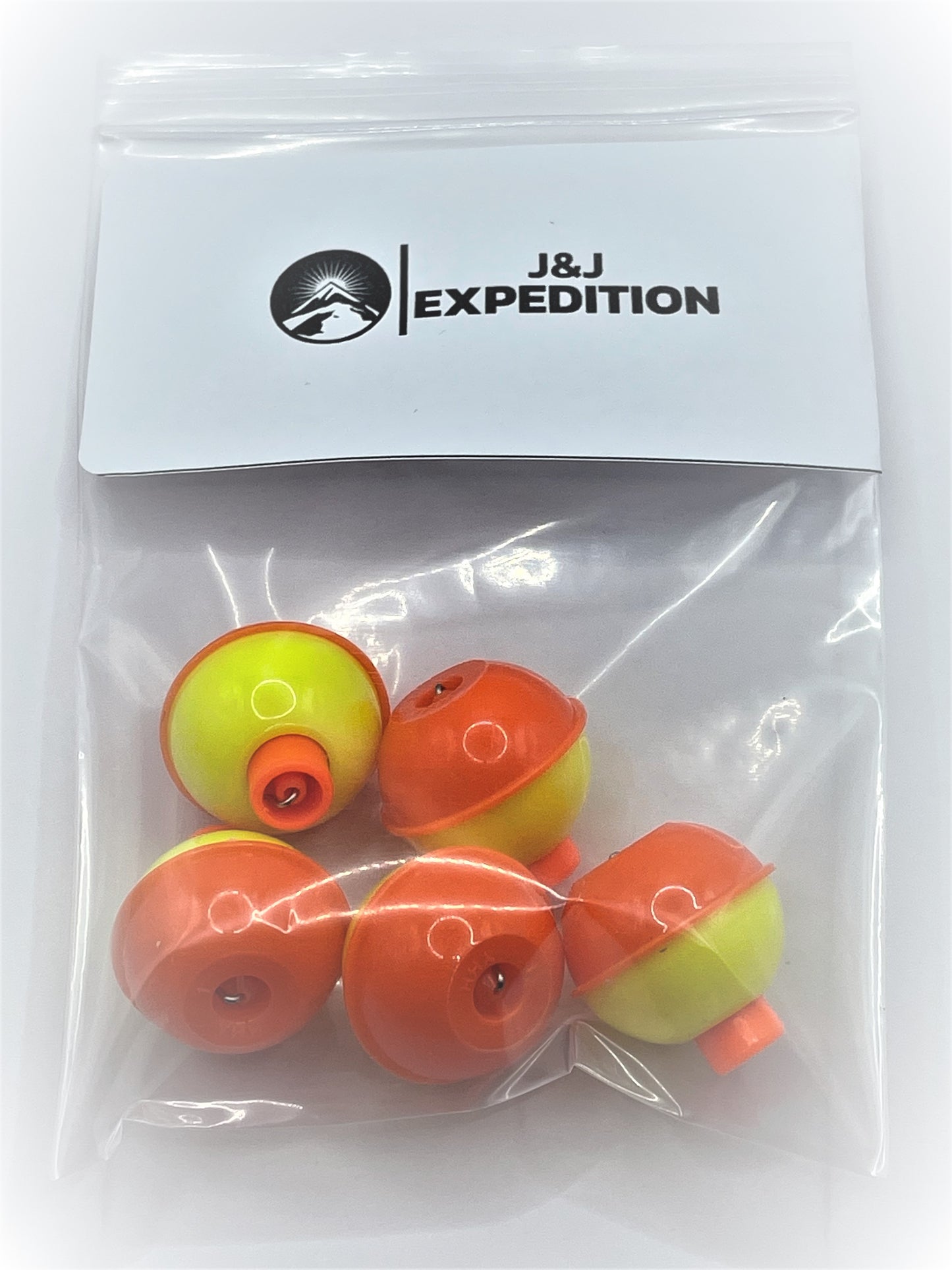 J&J 1” Orange Bobbers (5 pack)